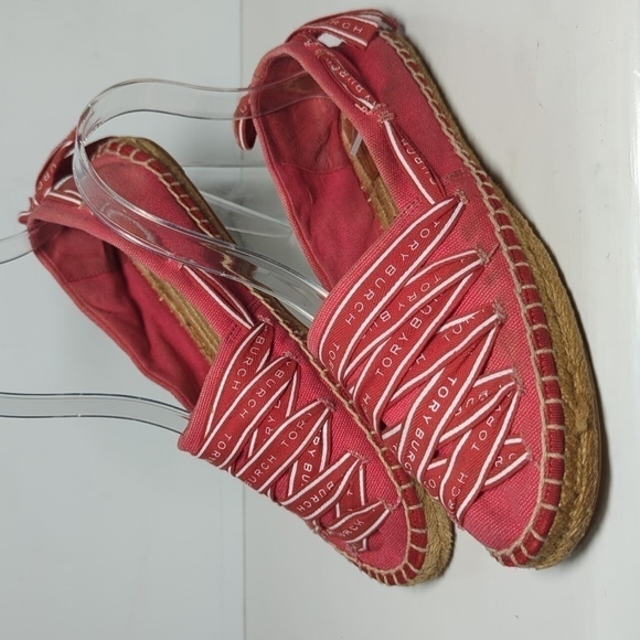 Tory Burch Shoes - Tory Burch Azalea Logo grosgrain Espadrille flat shoes women's size 7